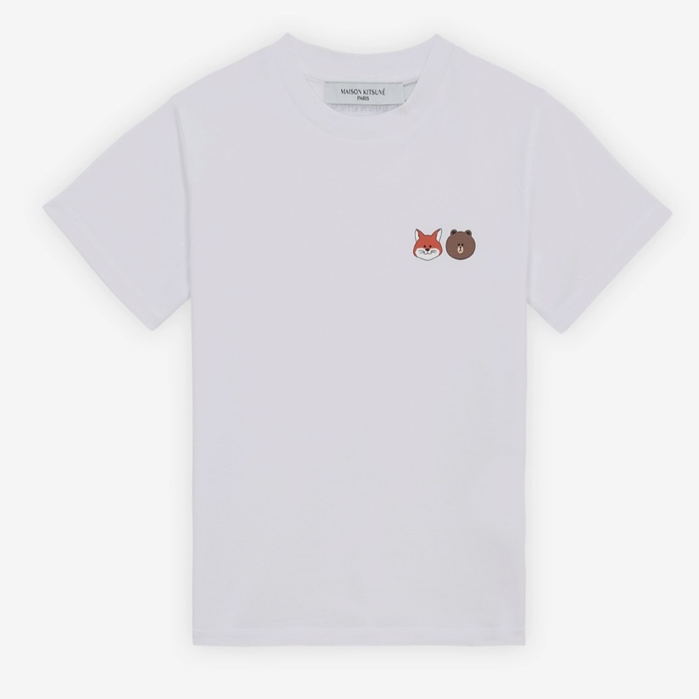LINE FRIENDS
WITH MAISON KITSUNÉ SMALL PATCH T-SHIRT
